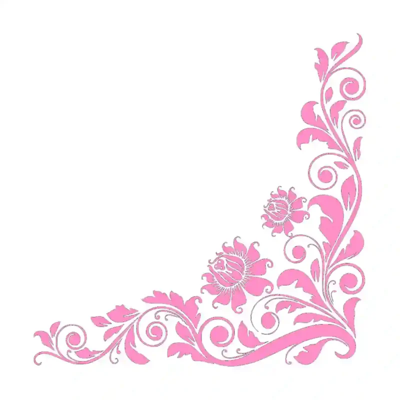 Vine Corner Wall Stickers Bubblegum | Stickers on Wall