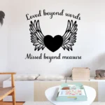 Angel Heart Wall Stickers | Stickers on Wall