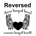 Angel Heart Wall Stickers Reversed | Stickers on Wall