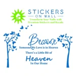 Heaven Home Wall Stickers Azure Blue | Stickers on Wall
