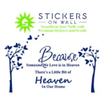 Heaven Home Wall Stickers Medium Blue | Stickers on Wall