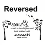 Heaven Home Wall Stickers Reversed | Stickers on Wall