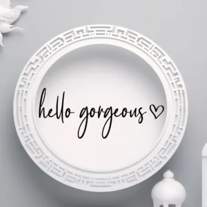 Hello gorgeous wall stickers