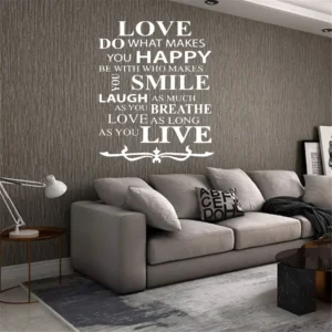 Live love wall stickers