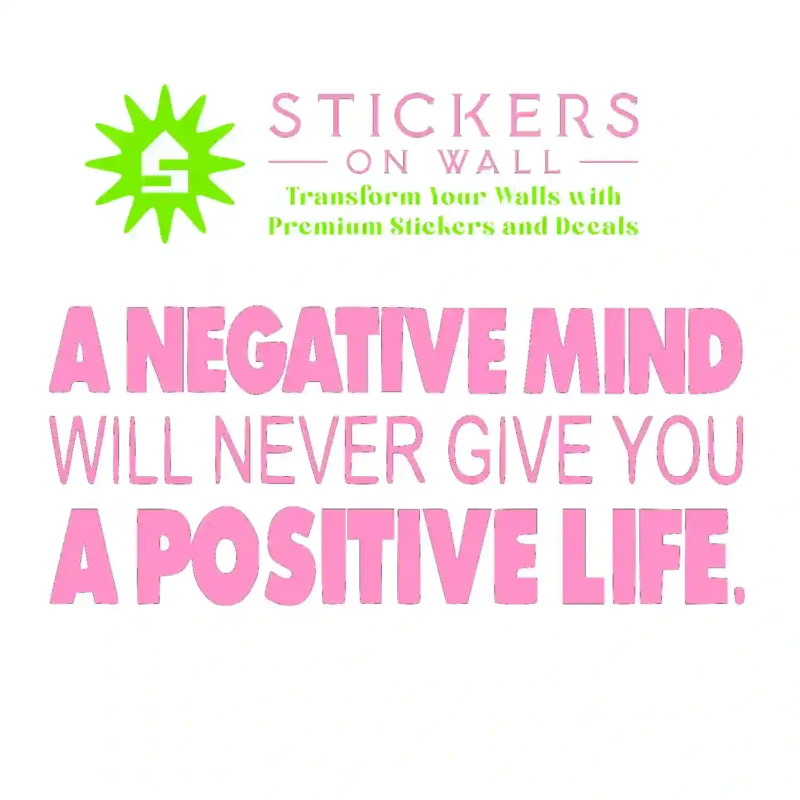Mindset Quote Wall Stickers Bubblegum | Stickers on Wall
