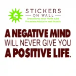 Mindset Quote Wall Stickers Burgundy | Stickers on Wall Mindset Quote Wall Stickers Burgundy | Stickers on Wall