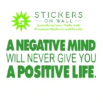Mindset Quote Wall Stickers Mid Green | Stickers on Wall Mindset Quote Wall Stickers Mid Green | Stickers on Wall