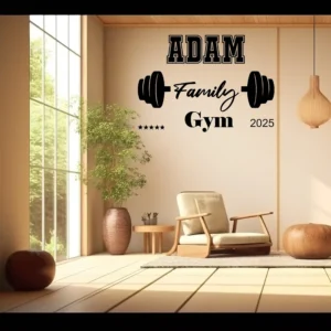 Personal gym wall stickers
