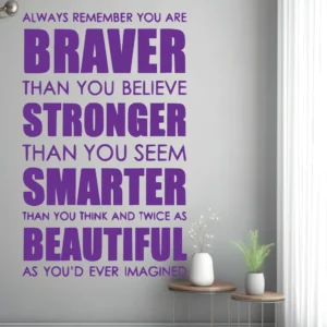 Power within wall stickers