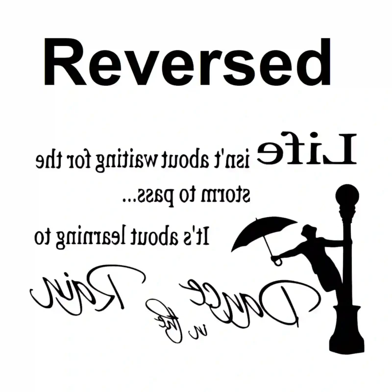 Rain Dance Wall Stickers Reversed | Stickers on Wall