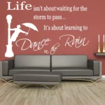 Rain Dance Wall Stickers White | Stickers on Wall