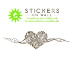 Artistic Heart Wall Stickers Brown | Stickers on Wall Artistic Heart Wall Stickers Brown | Stickers on Wall