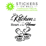 Coffee Kitchen Wall Stickers Black | Stickers on Wall