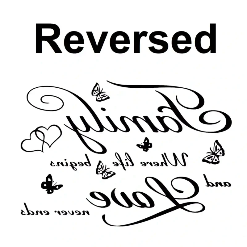 Family Life Wall Stickers Reversed | Stickers on Wall