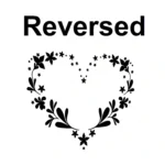 Floral Heart Wall Stickers Reversed | Stickers on Wall