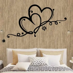 Floral Hearts Wall Stickers