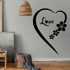 Floral Love Wall Stickers