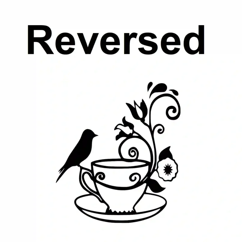 Floral Tea Wall Stickers Reversed | Stickers on Wall