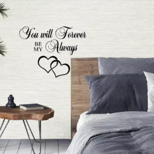Forever Always Wall Stickers Dark Black