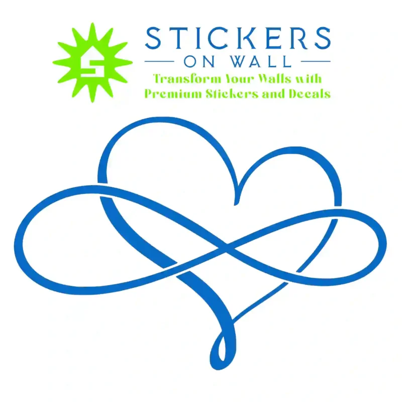 Forever Love Wall Stickers Azure Blue | Stickers on Wall