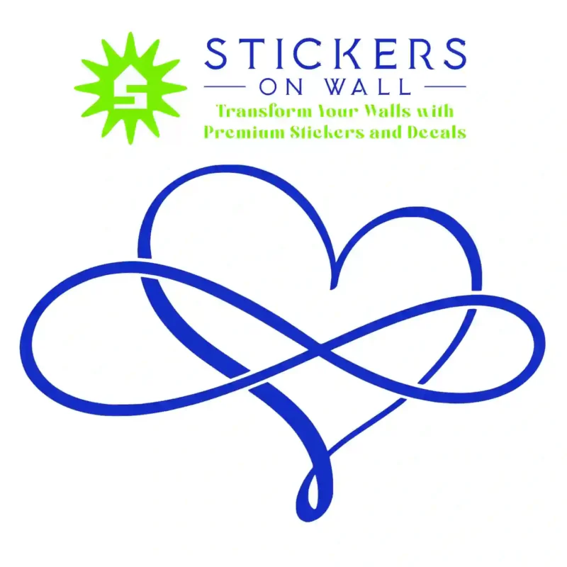 Forever Love Wall Stickers Brilliant Blue | Stickers on Wall