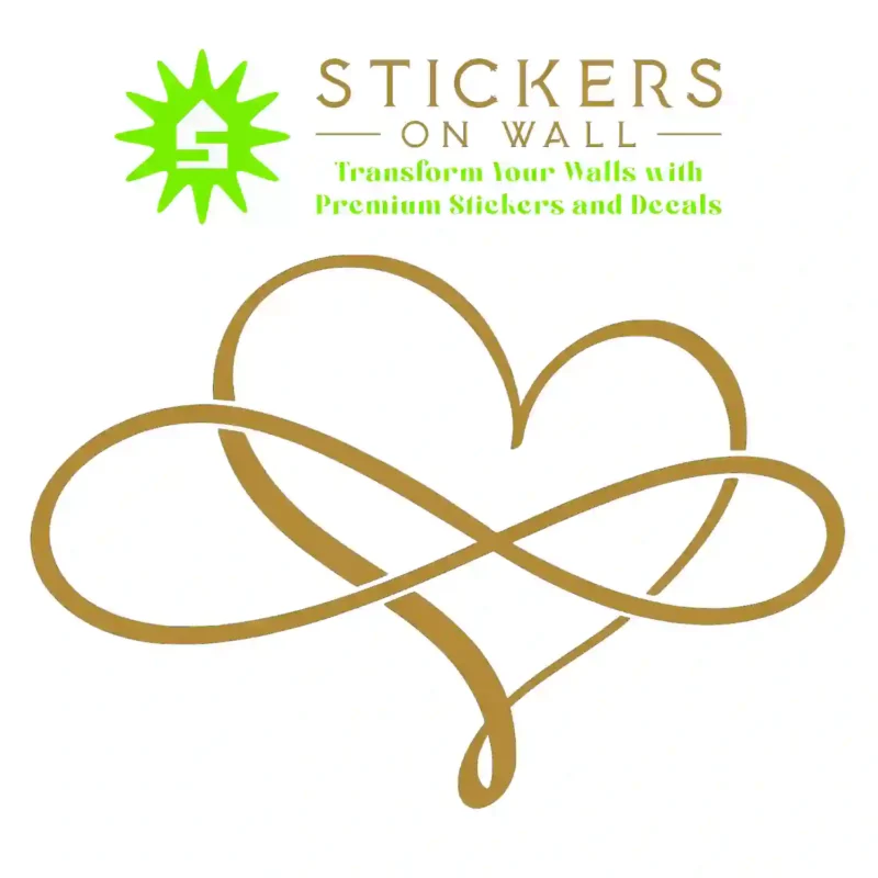 Forever Love Wall Stickers Gold | Stickers on Wall