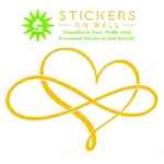 Forever Love Wall Stickers Golden Yellow | Stickers on Wall