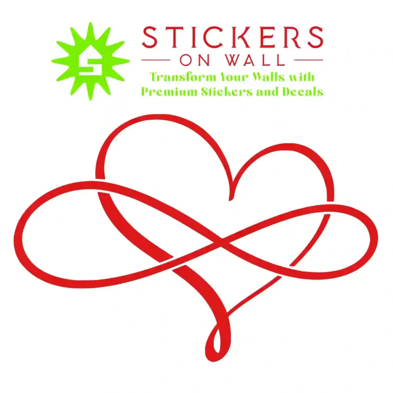Forever Love Wall Stickers Red | Stickers on Wall
