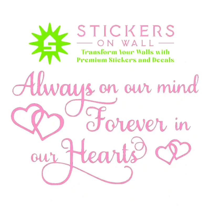 Forever Loved Wall Stickers Bubblegum | Stickers on Wall
