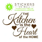Home Kitchen Wall Stickers Brown | Stickers on Wall