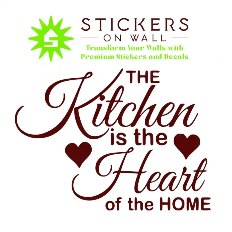 Home Kitchen Wall Stickers Burgundy | Stickers on Wall