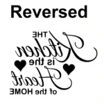 Home Kitchen Wall Stickers Reversed | Stickers on Wall