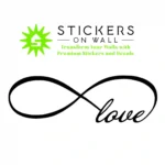 Infinity Love Wall Stickers Black | Stickers on Wall