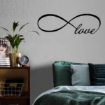Infinity Love Wall Stickers Dark Black | Stickers on Wall