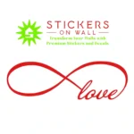 Infinity Love Wall Stickers Red | Stickers on Wall
