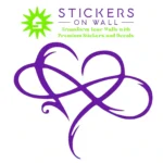 Ink Heart Wall Stickers Perfect Purple | Stickers on Wall