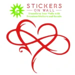 Ink Heart Wall Stickers Red | Stickers on Wall