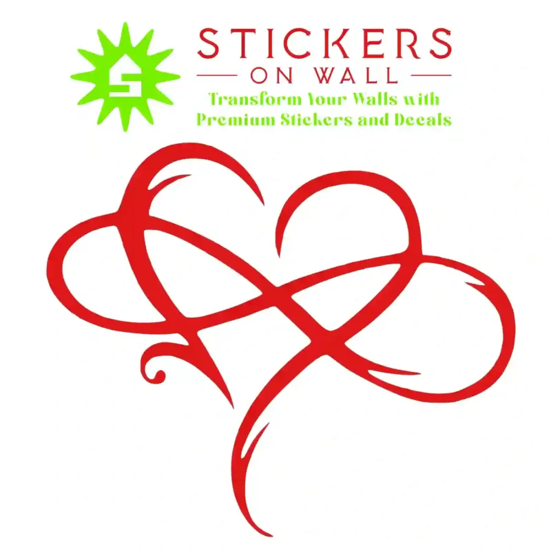 Ink Heart Wall Stickers Red | Stickers on Wall