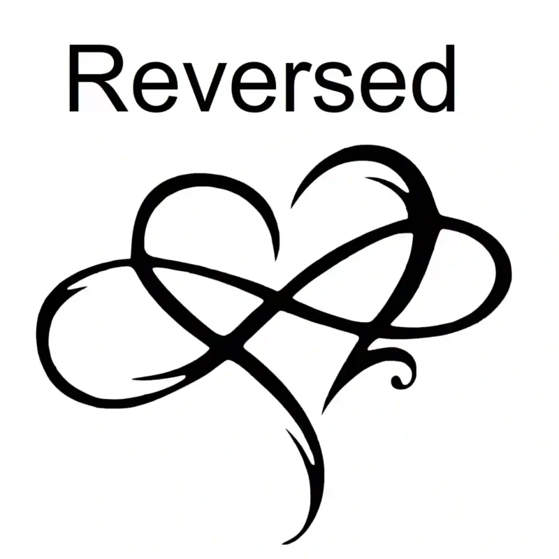 Ink Heart Wall Stickers Reversed | Stickers on Wall