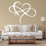 Ink Heart Wall Stickers White | Stickers on Wall