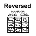 Loh e Qurani Wall Stickers Reversed | Stickers on Wall