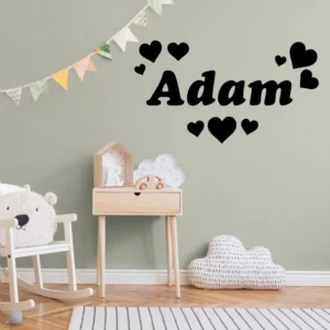 Sweetheart Name Wall Stickers