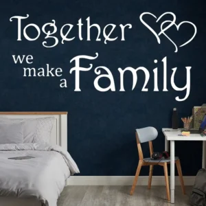 Together Family Wall Stickers White