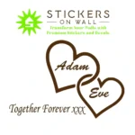 Together Forever Wall Stickers Brown | Stickers on Wall Together Forever Wall Stickers Brown | Stickers on Wall