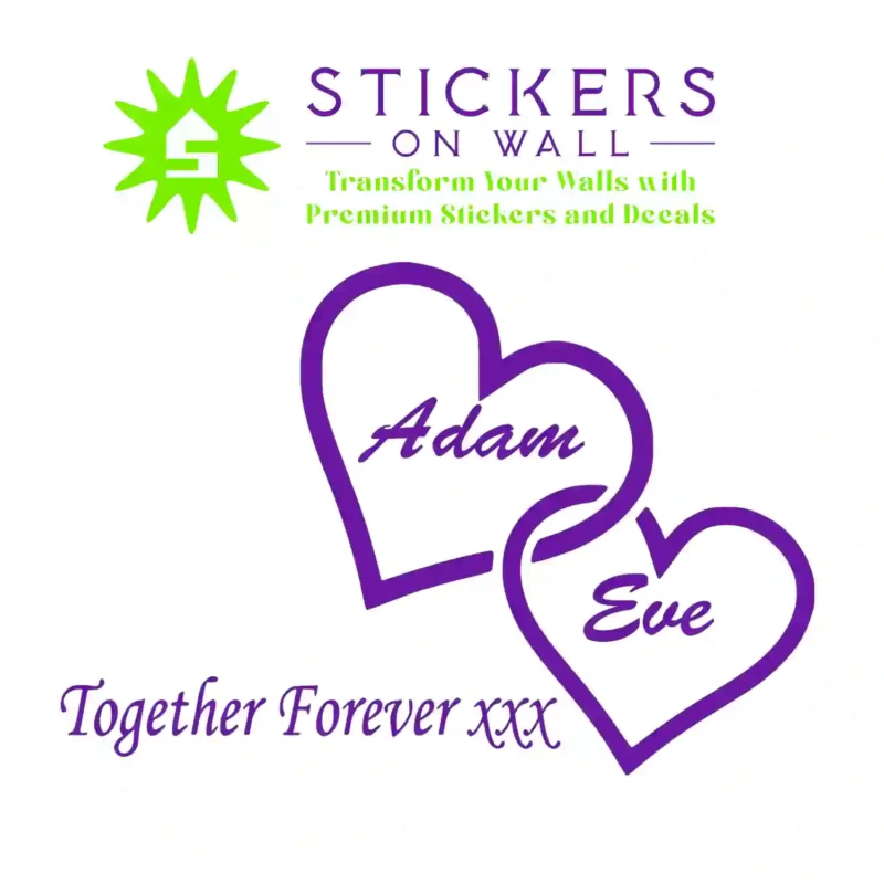 Together Forever Wall Stickers Perfect Purple | Stickers on Wall
