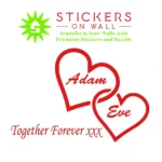 Together Forever Wall Stickers Red | Stickers on Wall Together Forever Wall Stickers Red | Stickers on Wall