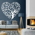 Tree Heart Wall Stickers White | Stickers on Wall