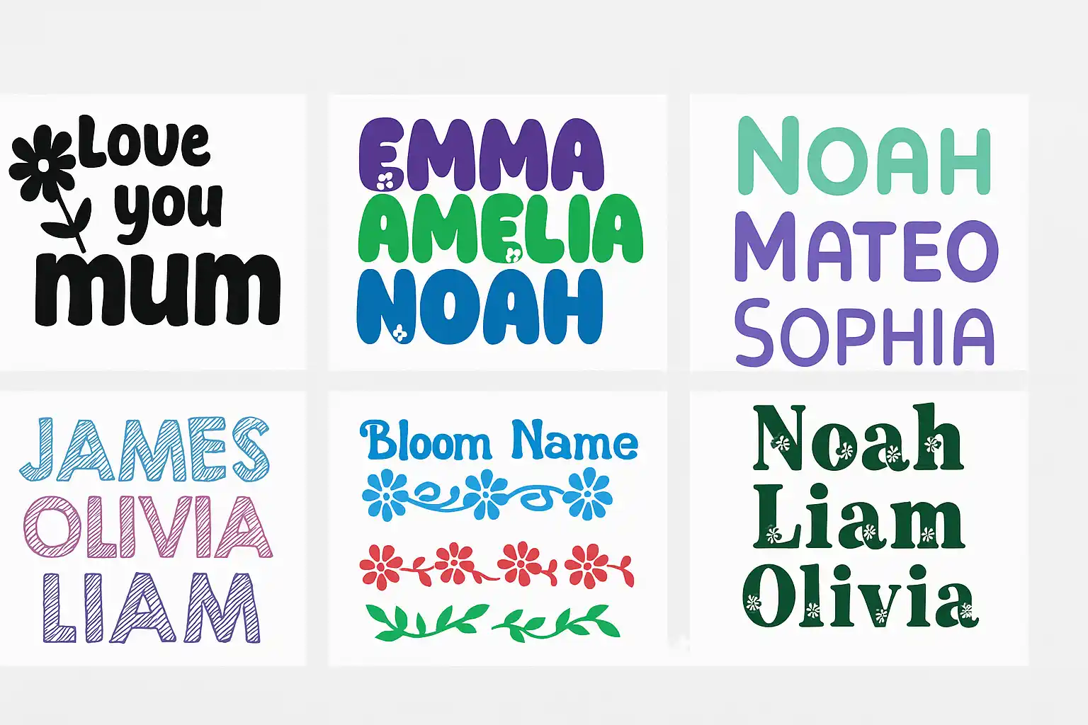 Floral Fonts