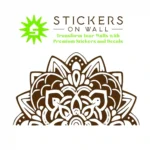 Half Mandala Wall Stickers Brown | Stickers on Wall