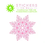 Lotus Mandala Wall Stickers Bubblegum | Stickers on Wall